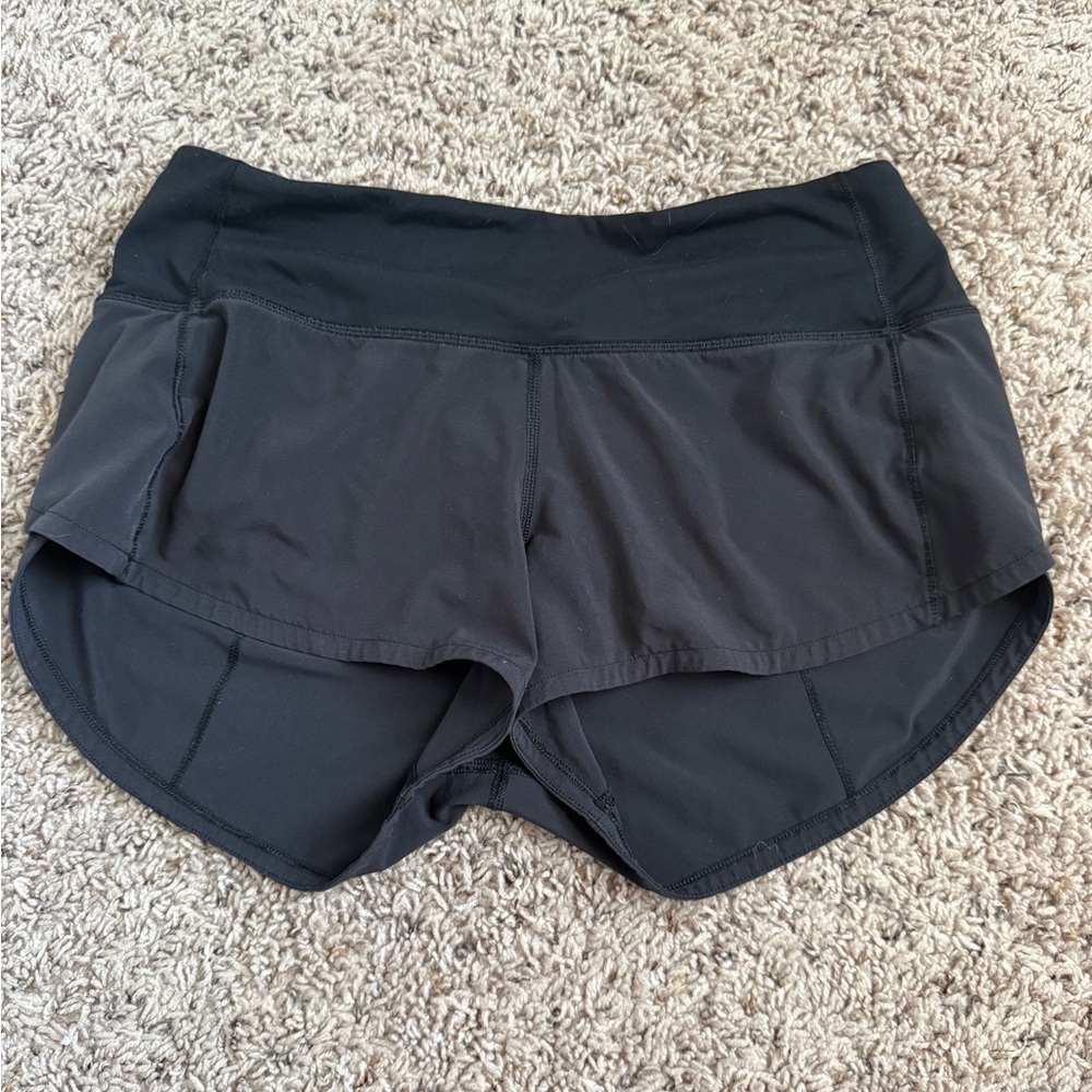black lululemon speed ups